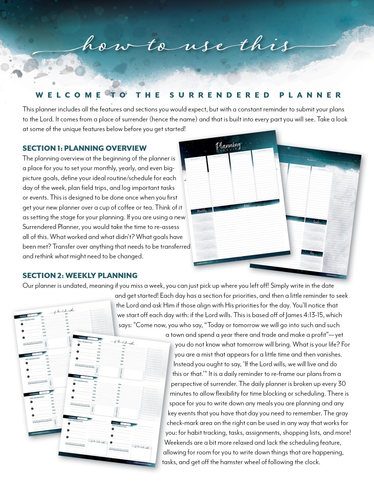Surrendered Planner