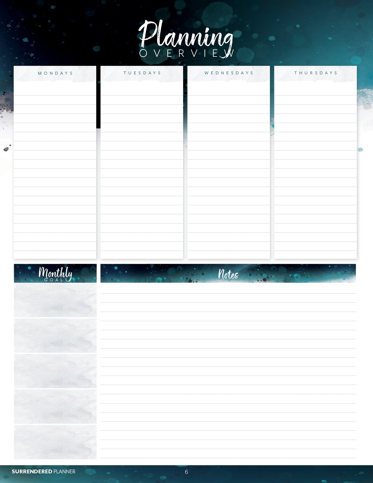 Surrendered Planner