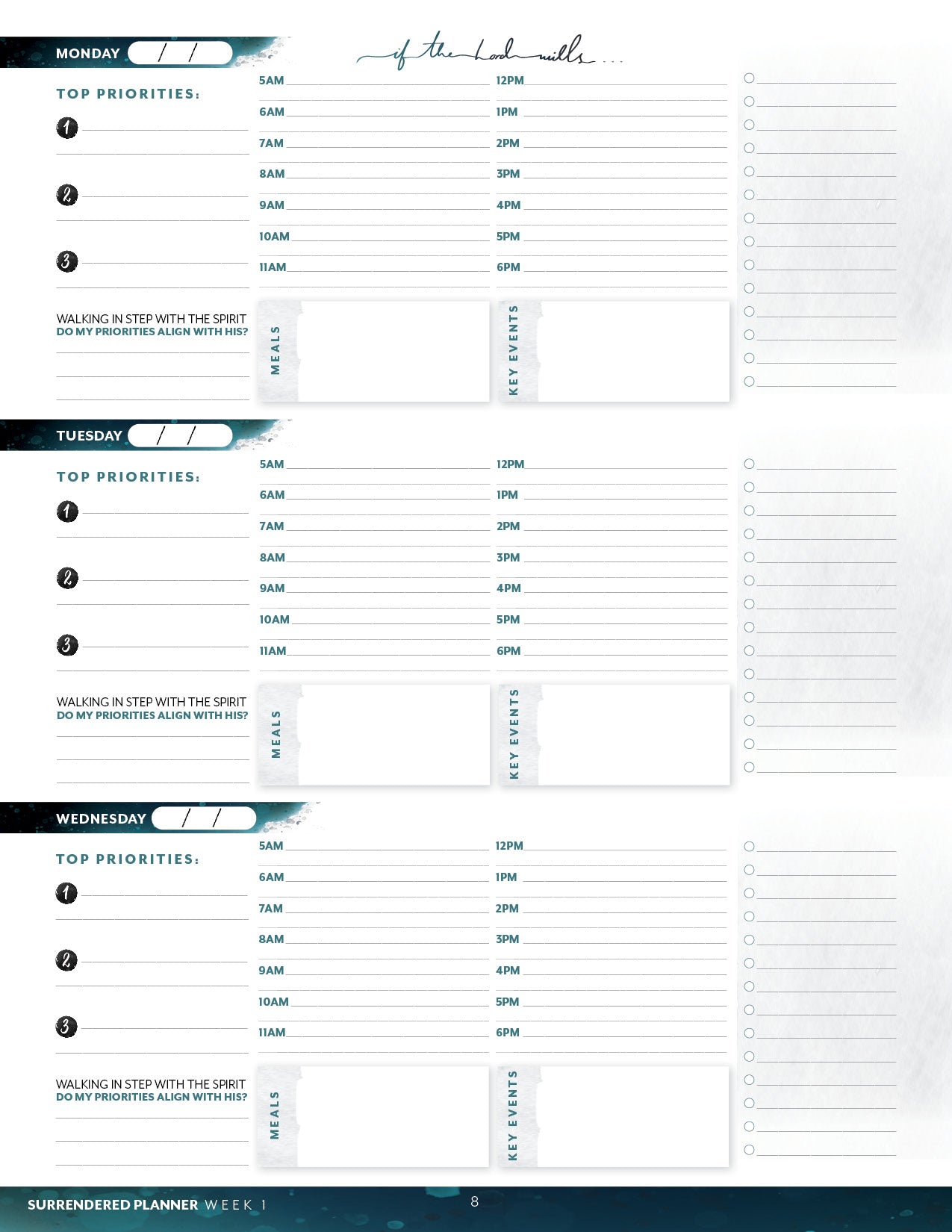 Surrendered Planner