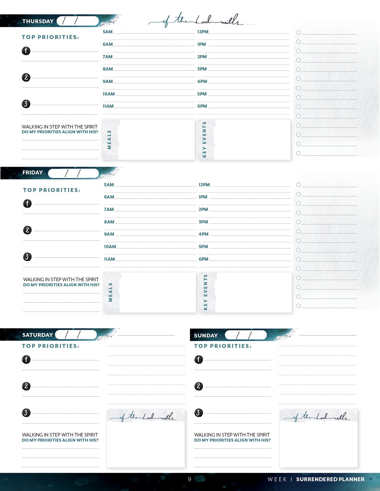 Surrendered Planner