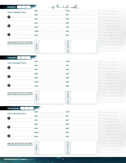 Surrendered Planner